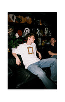 GLOW IN THE DARK WHITE TEE(INFLATION)