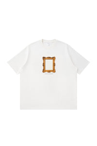 GLOW IN THE DARK WHITE TEE(INFLATION)