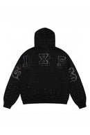 DOTTED ZIPPER HOODIE