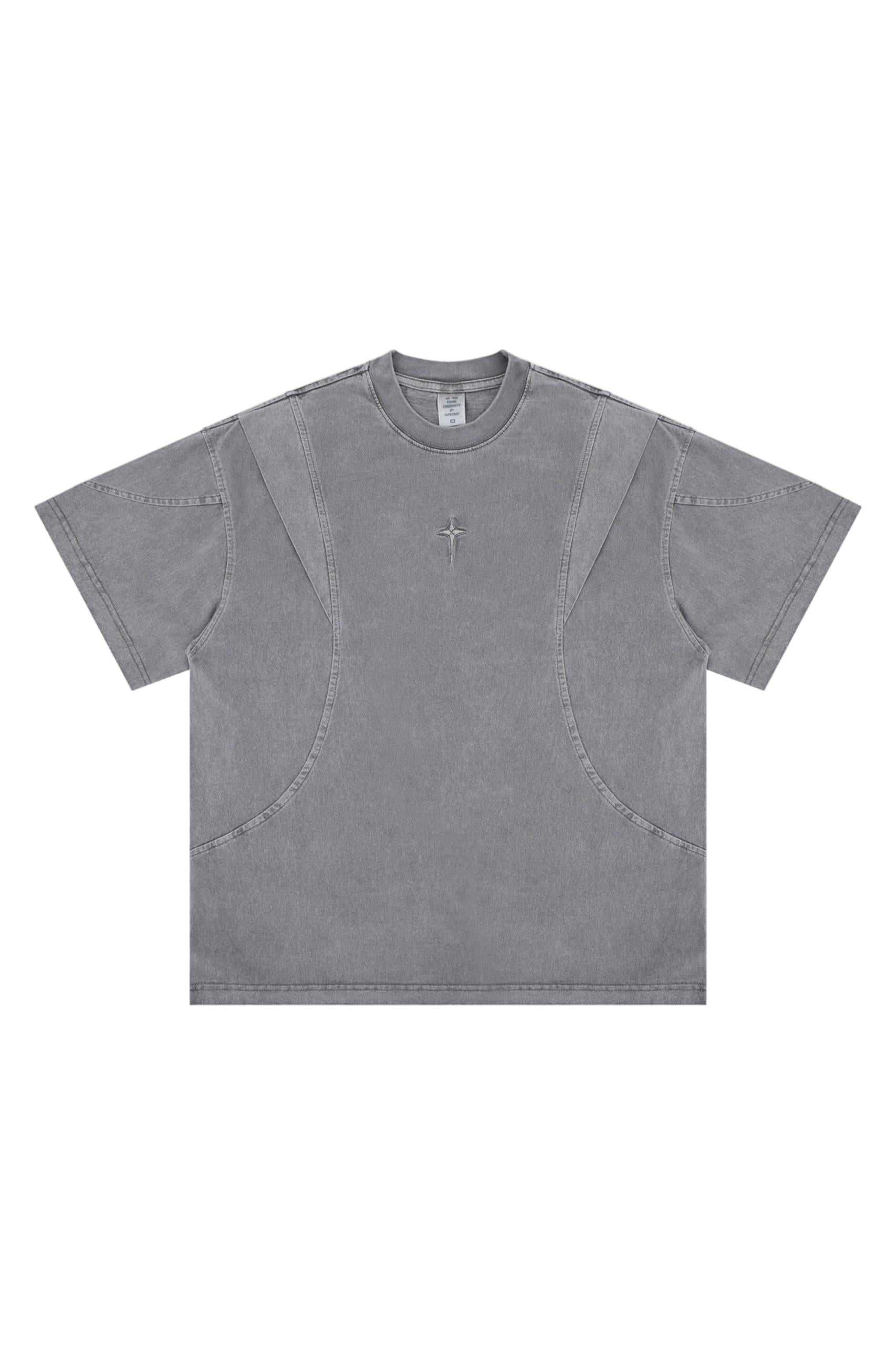 CROSS GREY TEE