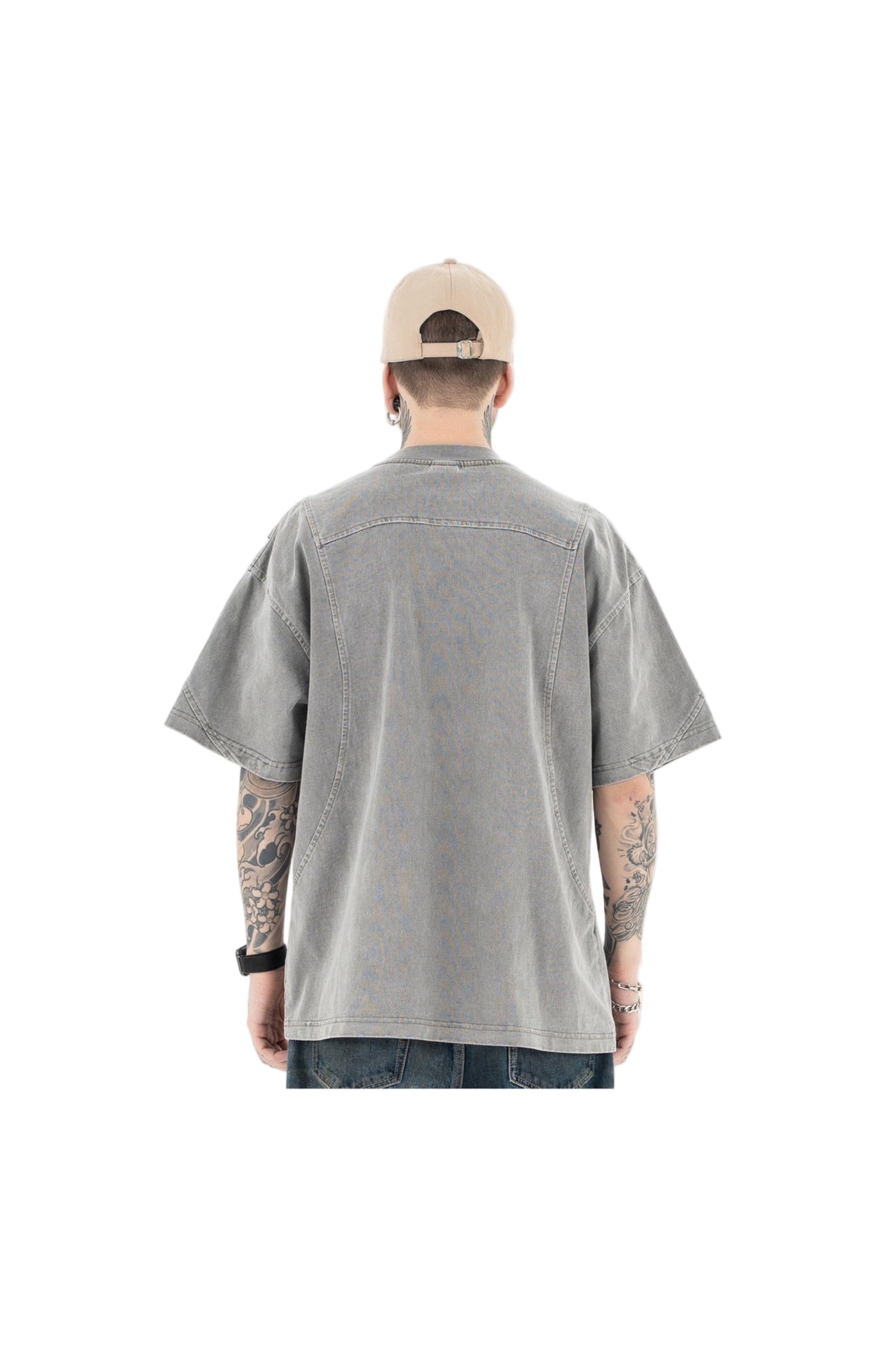 CROSS GREY TEE