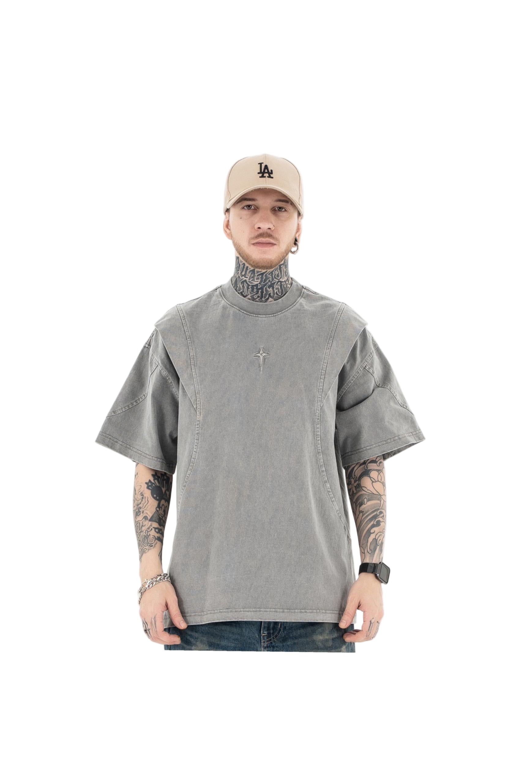 CROSS GREY TEE