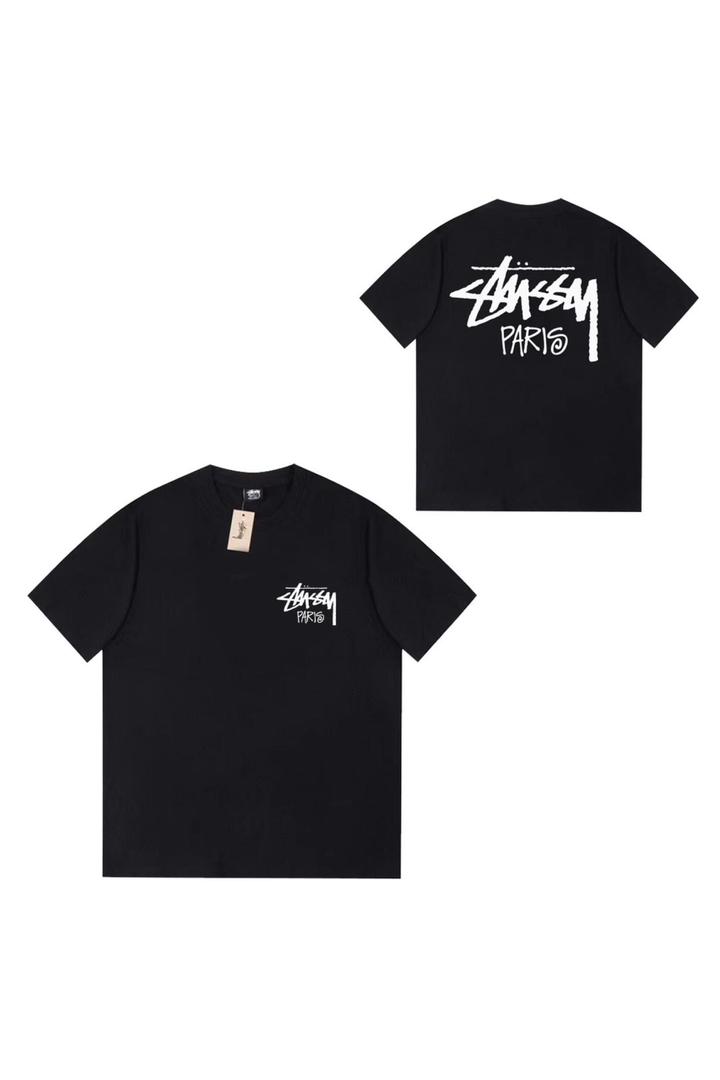 STUSSY TOUGH GEAR BLACK TEE