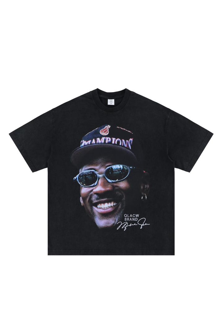 CHAMPIONS BLACK TEE