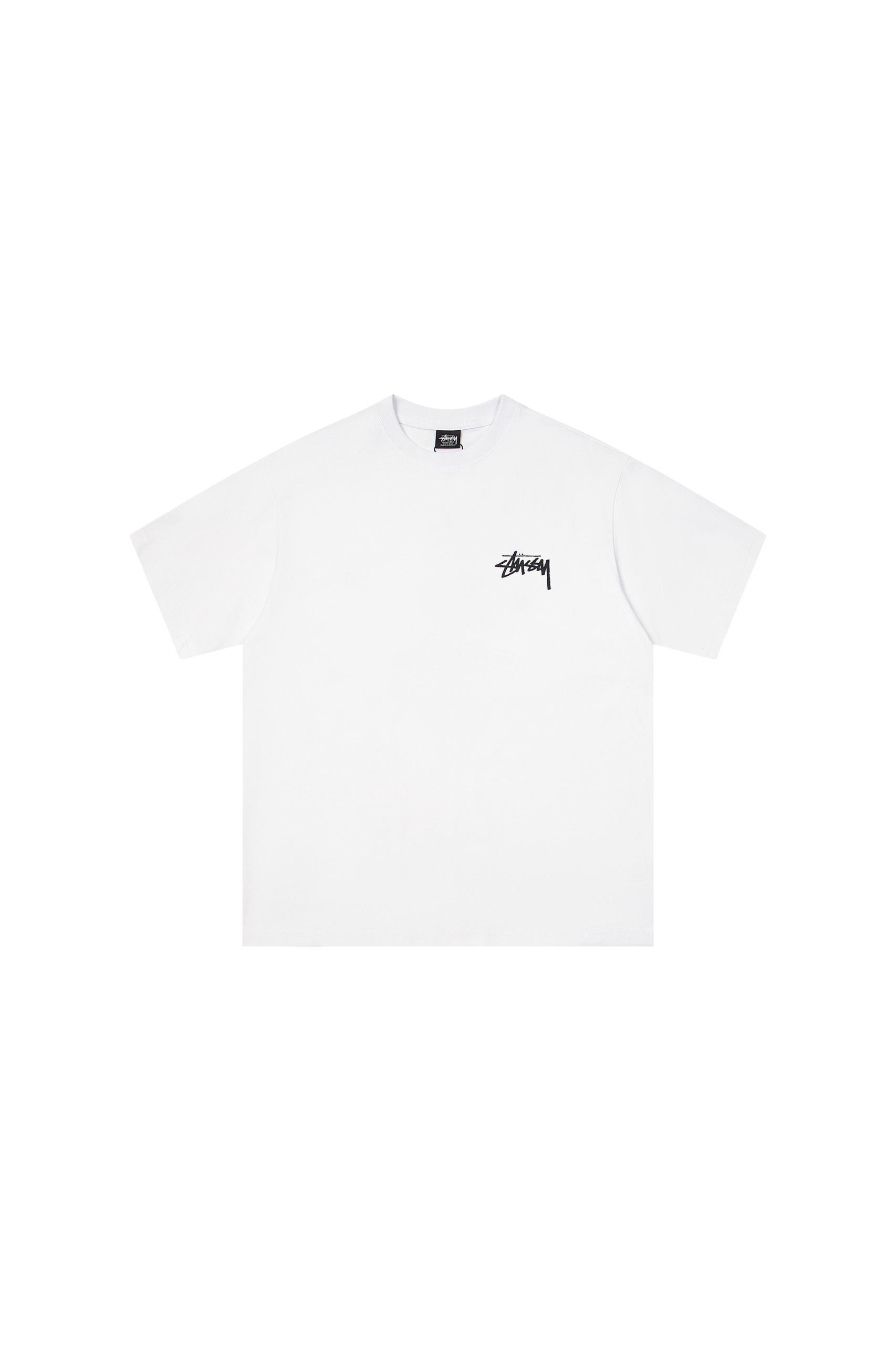 STUSSY PLAIN WHITE TEE