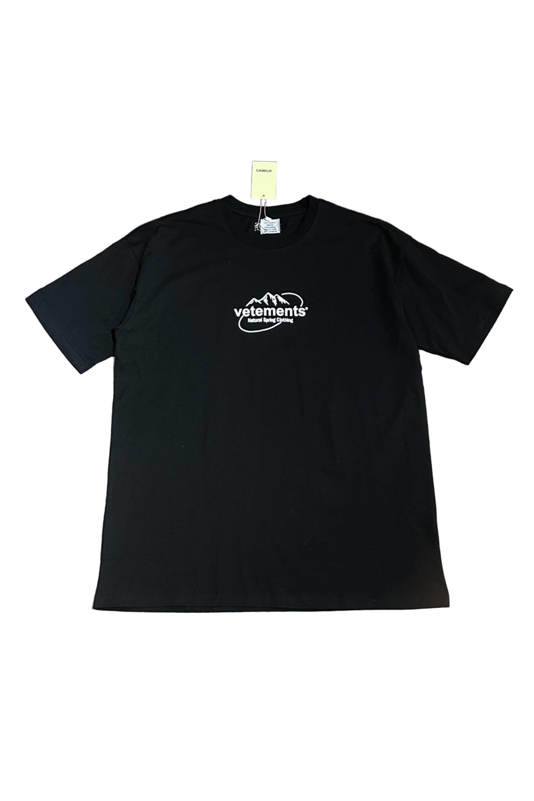 SPRINGLINE BLACK TEE