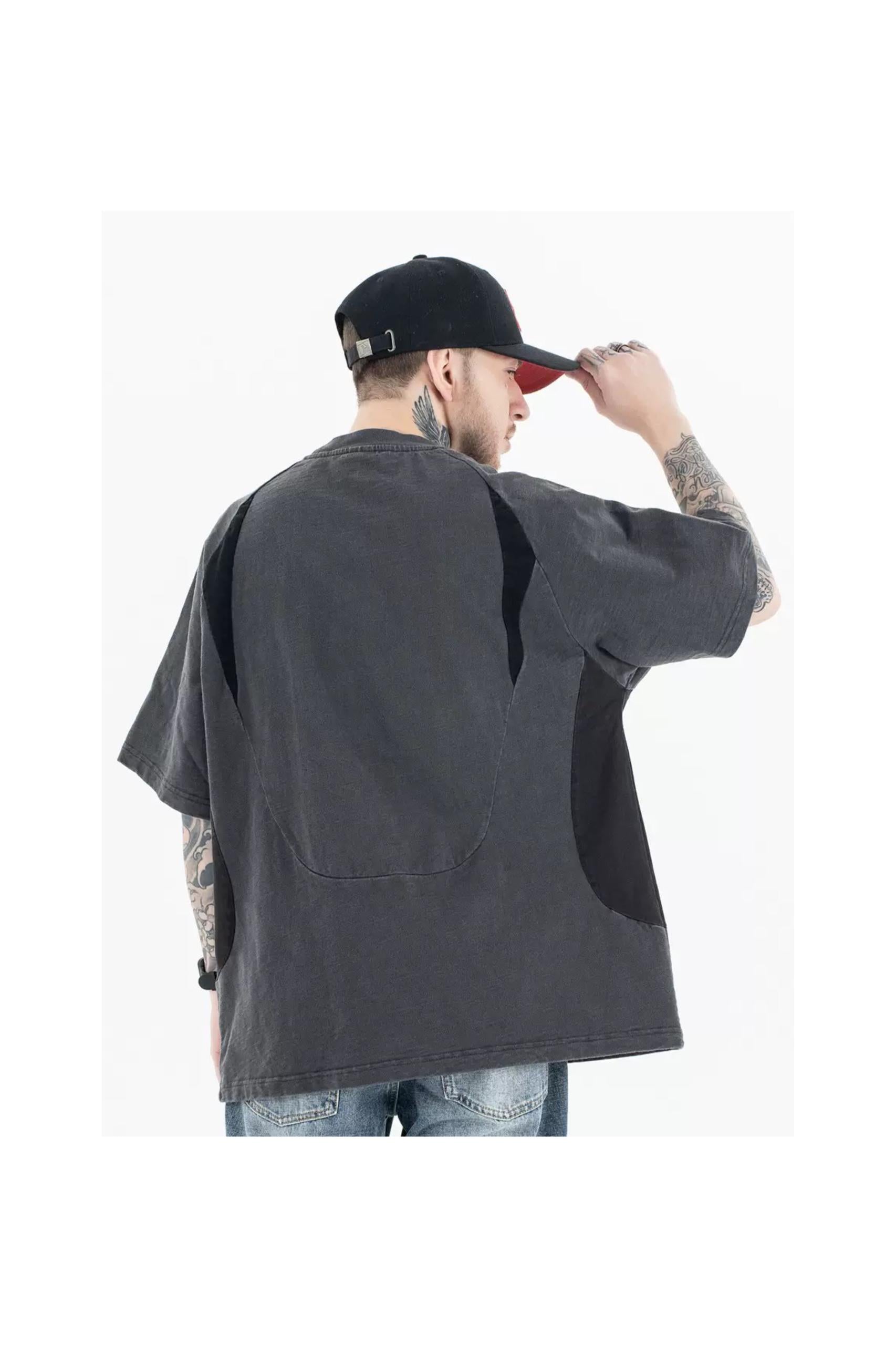 GRAPHITE CONTRAST TEE