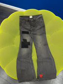 ZJ PATCHED GREY JEANS