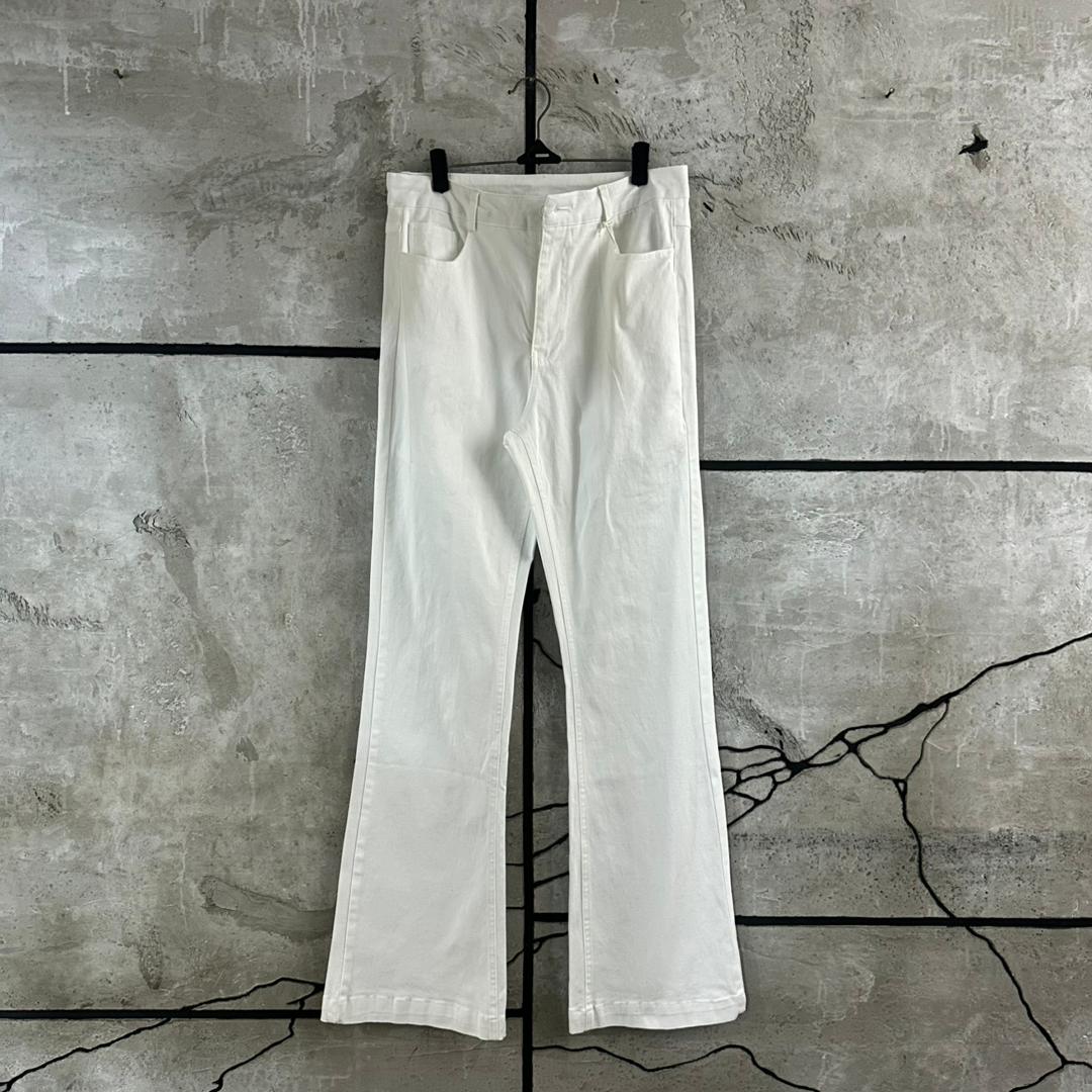 M JEANS WHITE FLARE DENIM