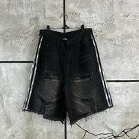 ADVANCED RIPPED JEAN JORTS