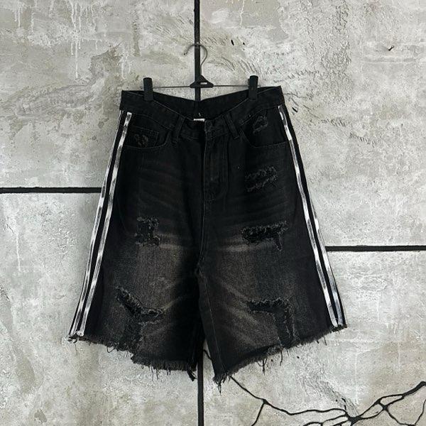 ADVANCED RIPPED JEAN JORTS