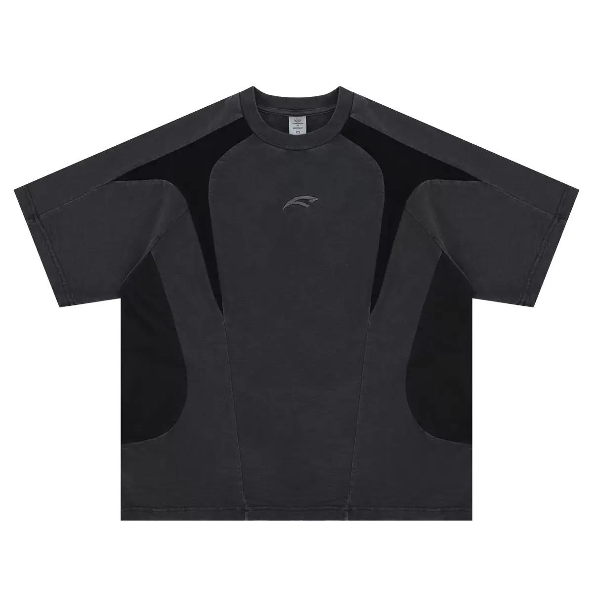 GREY BLACK OUTLINE SHIRT
