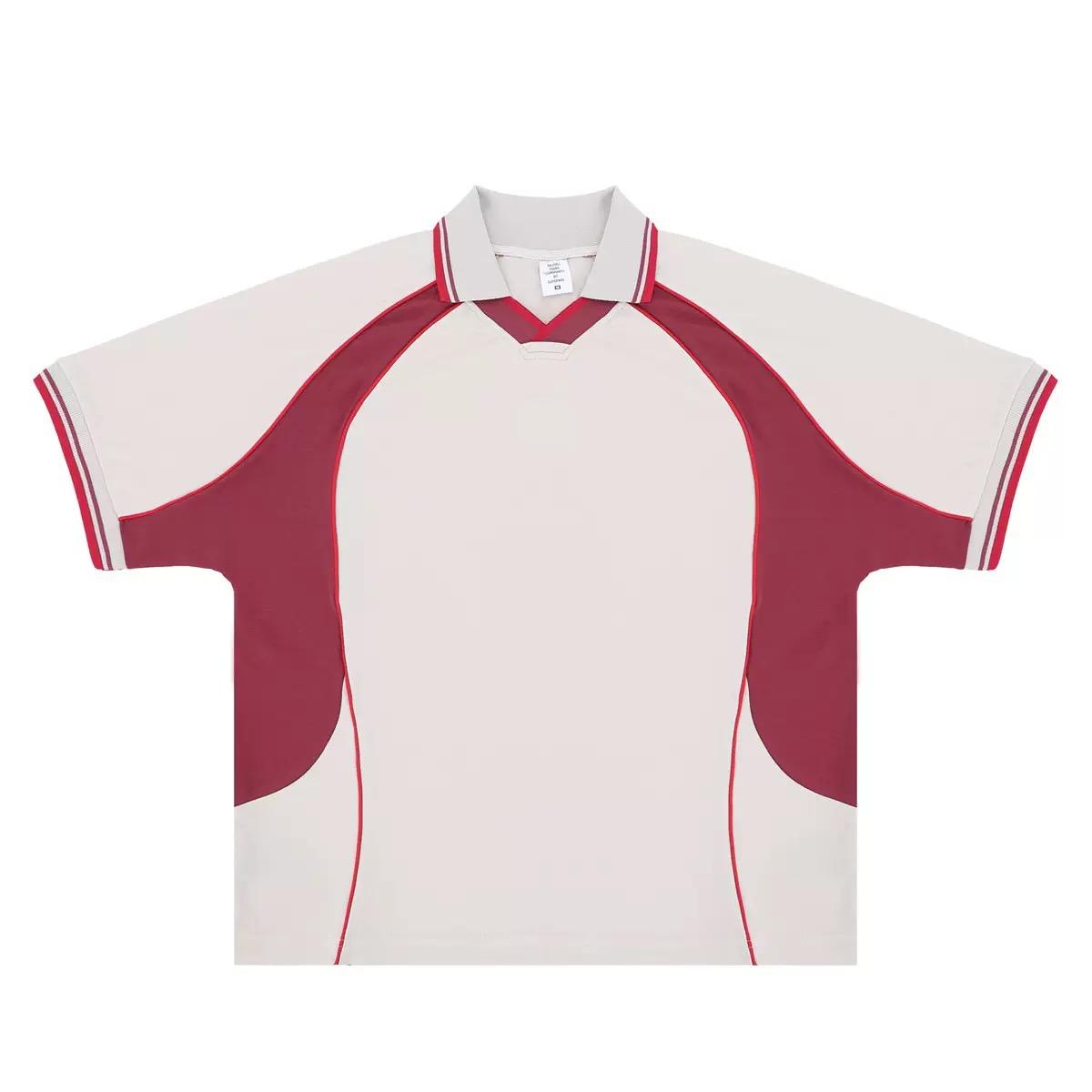SUPERWAY RED CREAM SHIRT