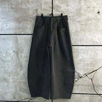 M.E. WHITE AND BLACK CHECKERED PANTS