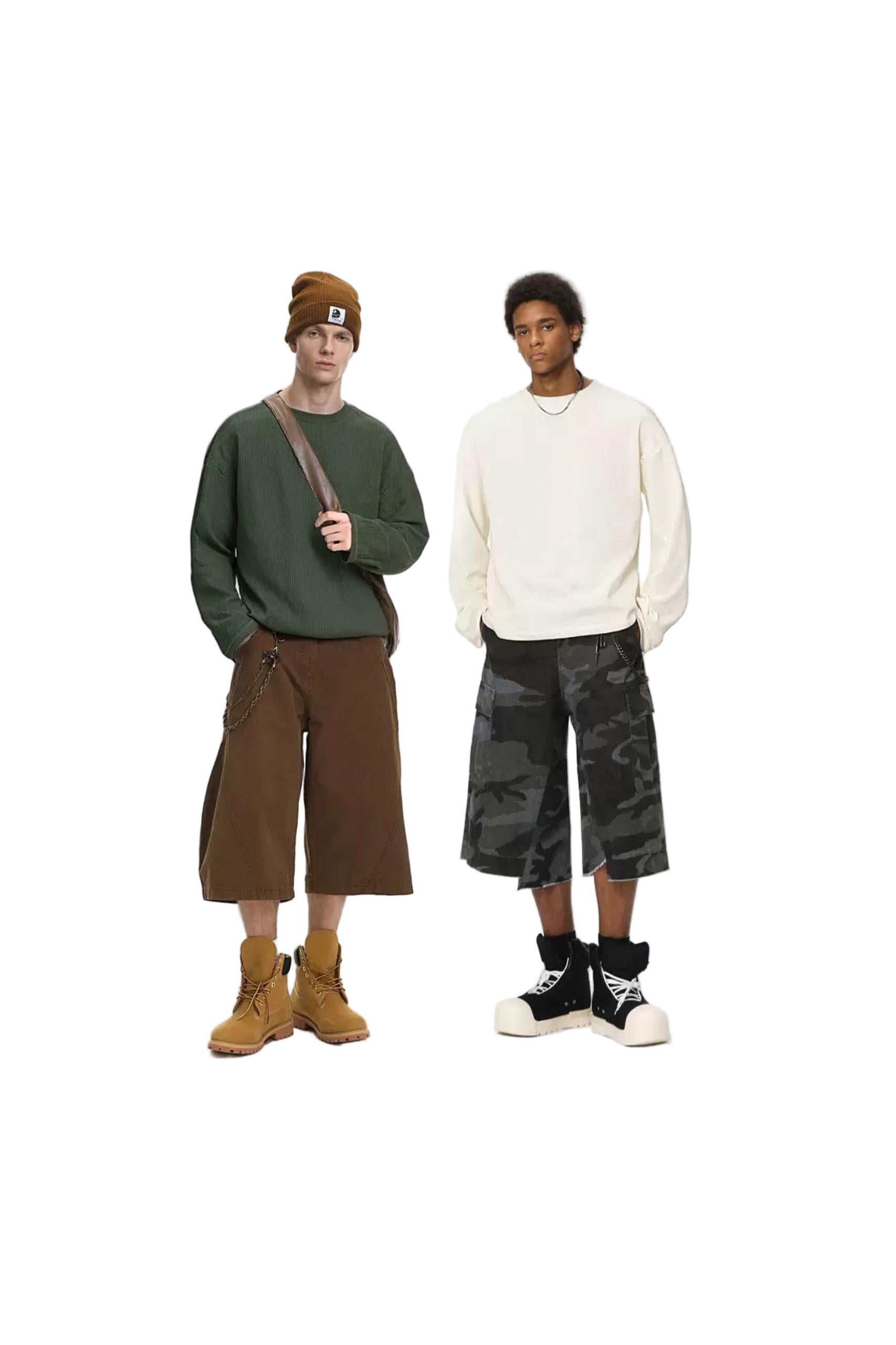 PLAIN URBAN GRID SWEATSHIRT